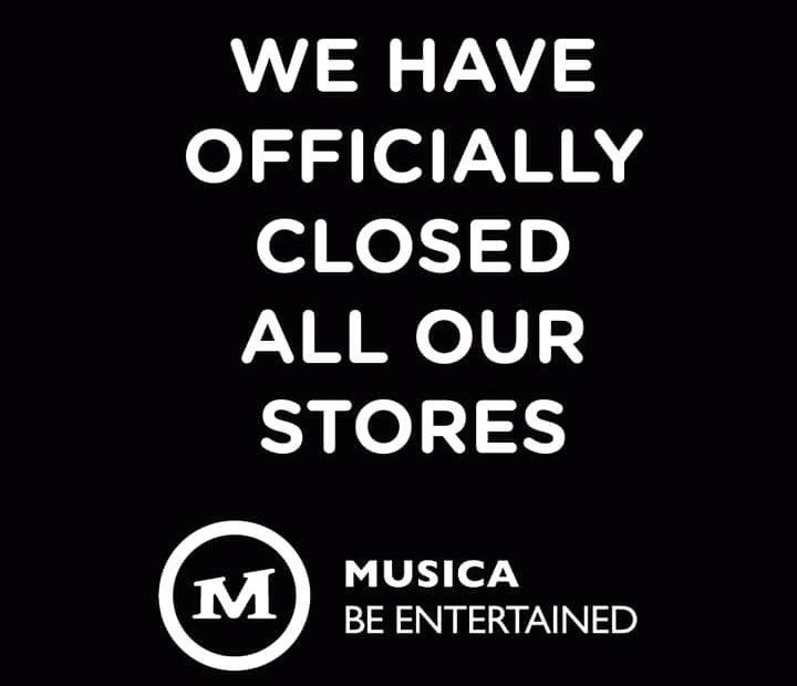 Musica has officially closed down